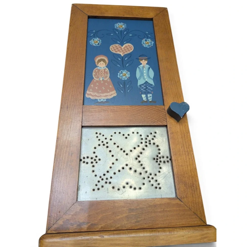 Cottagecore Handpainted Cabinet Coffee Station